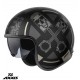 Casca Axxis model Hornet S SV Skulls Illustrated B1 negru mat (ochelari soare integrati) - omologare noua ECE 22.06 Casca Axxis model Hornet S SV Skulls Illustrated B1 negru mat (ochelari soare integrati) - omologare noua ECE 22.06