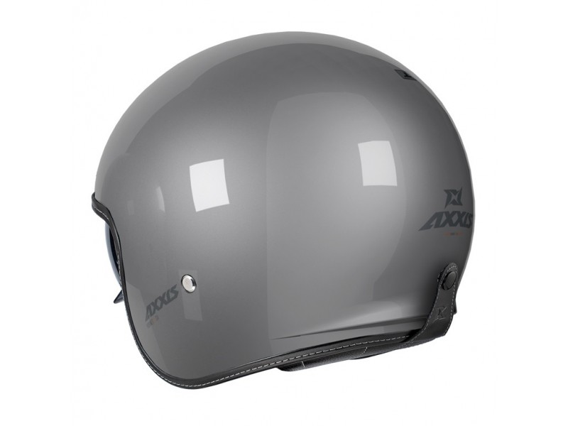 Casca Axxis model Hornet S SV A2 gri lucios (ochelari soare integrati) - omologare noua ECE 22.06