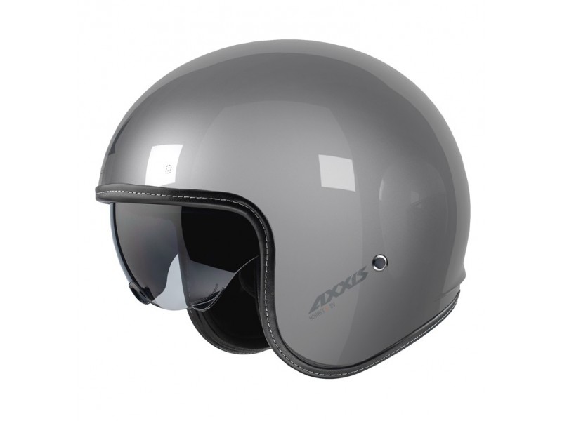 Casca Axxis model Hornet S SV A2 gri lucios (ochelari soare integrati) - omologare noua ECE 22.06