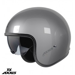 Casca Axxis model Hornet S SV A2 gri lucios (ochelari soare integrati) - omologare noua ECE 22.06