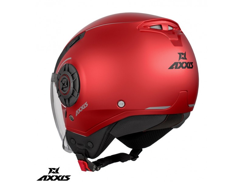 Casca Axxis model Metro S A5 rosu mat (open face) - omologare noua ECE 22.06 Casca Axxis model Metro S A5 rosu mat (open face) - omologare noua ECE 22.06