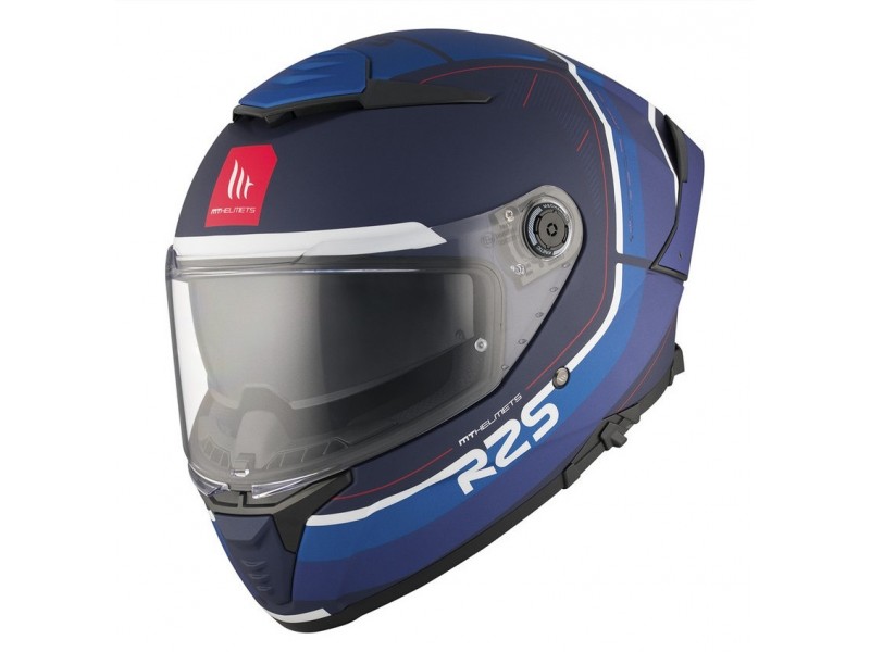 Casca integrala MT Thunder 4 SV R25 C7 albastru mat (ochelari soare integrati)
