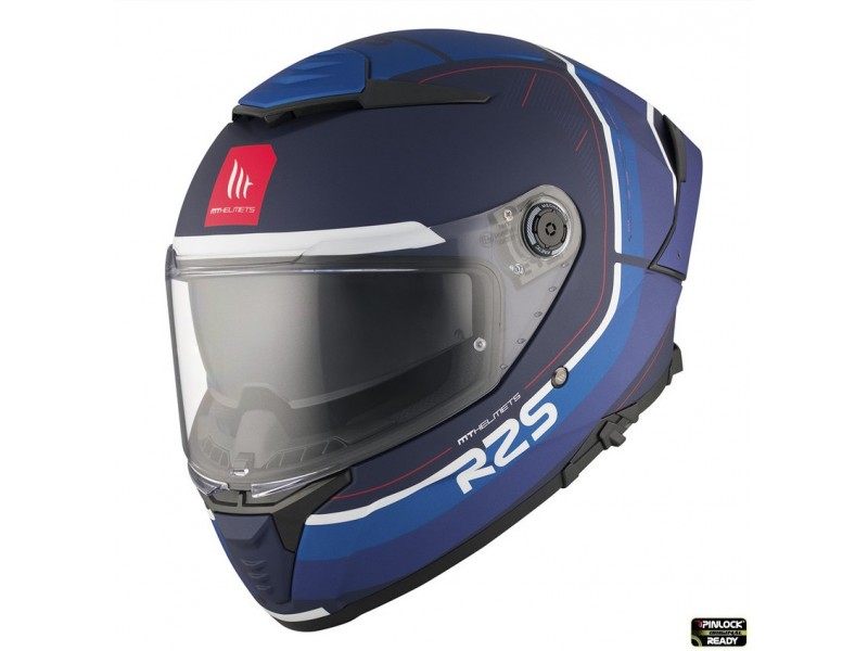 Casca integrala MT Thunder 4 SV R25 C7 albastru mat (ochelari soare integrati)