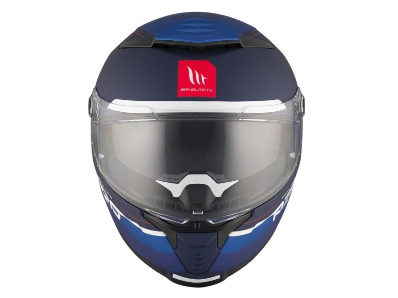 Casca integrala MT Thunder 4 SV R25 C7 albastru mat (ochelari soare integrati)
