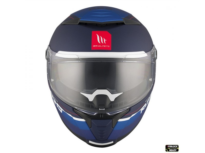 Casca integrala MT Thunder 4 SV R25 C7 albastru mat (ochelari soare integrati)