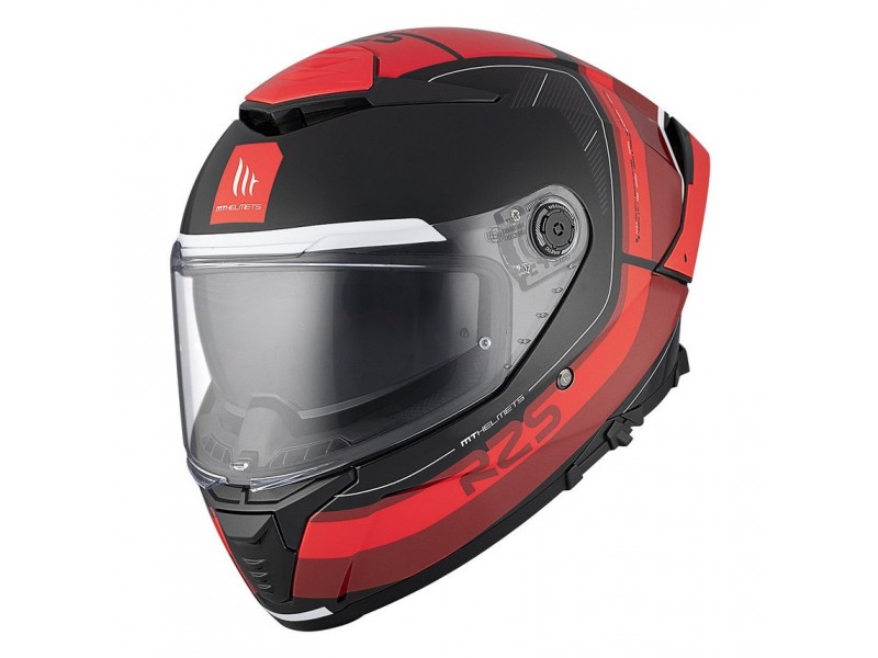 Casca integrala MT Thunder 4 SV R25 B35 rosu lucios (ochelari soare integrati)