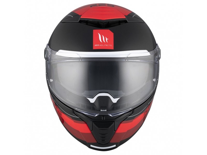 Casca integrala MT Thunder 4 SV R25 B35 rosu lucios (ochelari soare integrati)