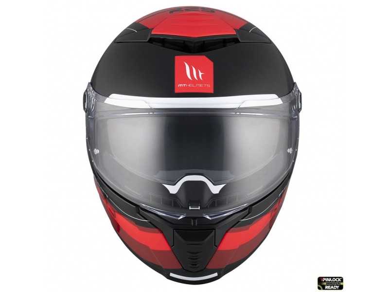 Casca integrala MT Thunder 4 SV R25 B35 rosu lucios (ochelari soare integrati)
