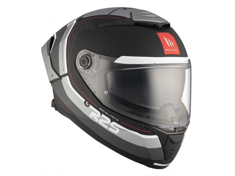 Casca integrala MT Thunder 4 SV R25 B2 negru/gri mat (ochelari soare integrati)