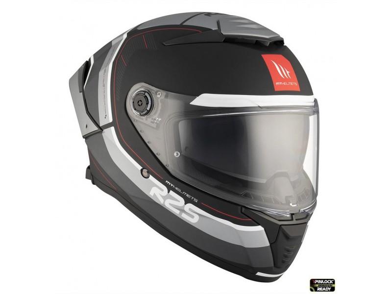 Casca integrala MT Thunder 4 SV R25 B2 negru/gri mat (ochelari soare integrati)
