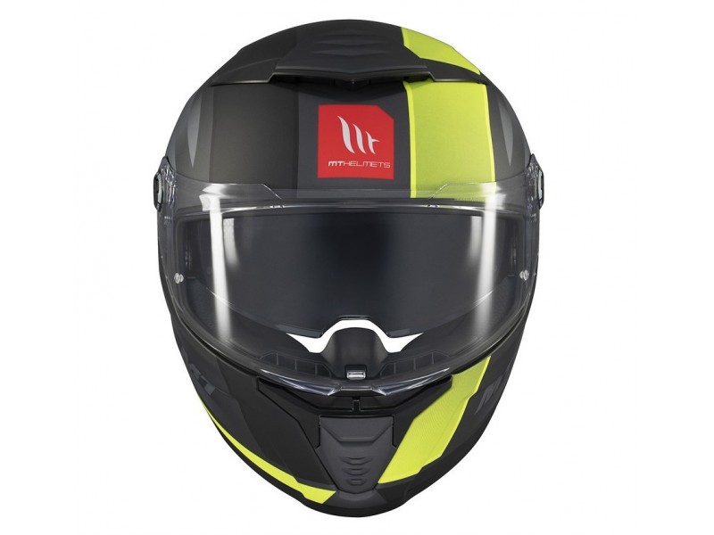 Casca integrala MT Thunder 4 SV Treads D3 galben fluor mat (ochelari soare integrati)