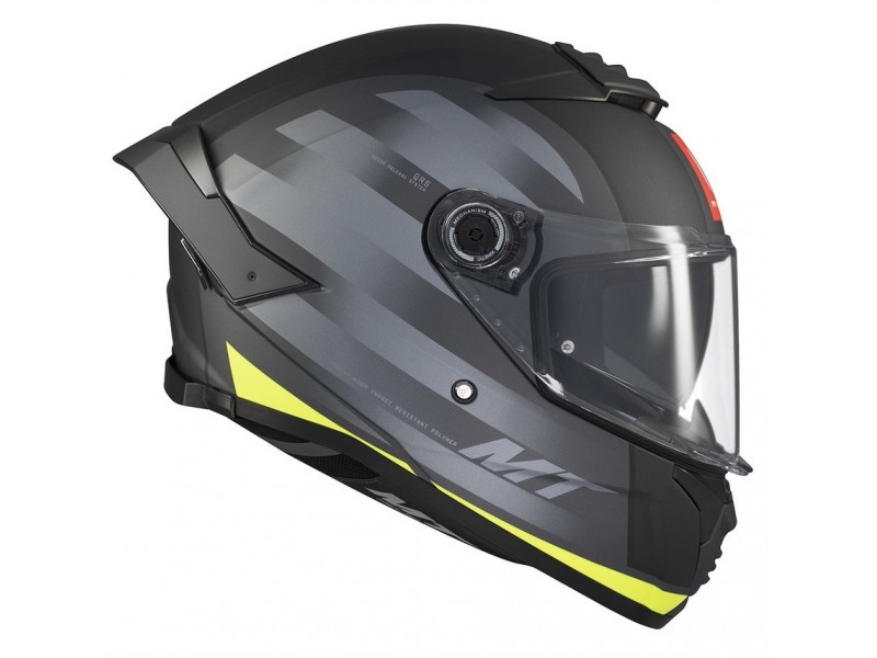 Casca integrala MT Thunder 4 SV Treads D3 galben fluor mat (ochelari soare integrati)