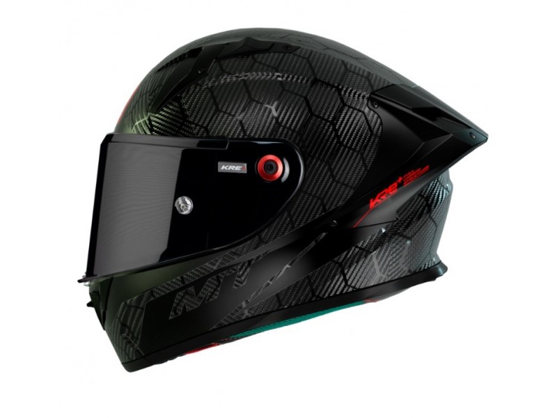 Casca integrala MT KRE+ S Carbon negru A11 negru lucios - 100% carbon