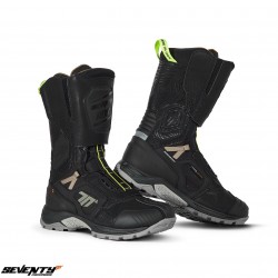 Ghete (cizme) moto Adventure (Touring) Unisex Seventy model SD-BA6 Stelvio culoare: negru/galben fluor Ghete (cizme) moto Adventure (Touring) Unisex Seventy model SD-BA6 Stelvio culoare: negru/galben fluor