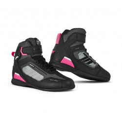 Ghete (cizme) moto Racing femei Seventy model SD-BR2 Veloce culoare: negru/roz