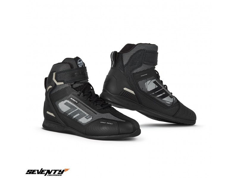 Ghete (cizme) moto Racing Unisex Seventy model SD-BR2 Veloce culoare: negru