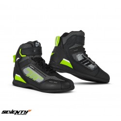 Ghete (cizme) moto Racing Unisex Seventy model SD-BR2 Veloce culoare: negru/galben fluor Ghete (cizme) moto Racing Unisex Seventy model SD-BR2 Veloce culoare: negru/galben fluor