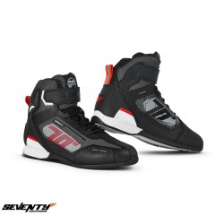 Ghete (cizme) moto Racing Unisex Seventy model SD-BR2 Veloce culoare: negru/rosu Ghete (cizme) moto Racing Unisex Seventy model SD-BR2 Veloce culoare: negru/rosu
