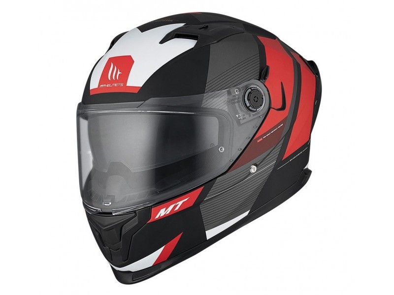 Casca integrala MT Braker SV Chento B5 rosu mat (ochelari soare integrati)