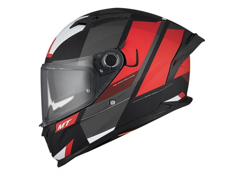 Casca integrala MT Braker SV Chento B5 rosu mat (ochelari soare integrati)