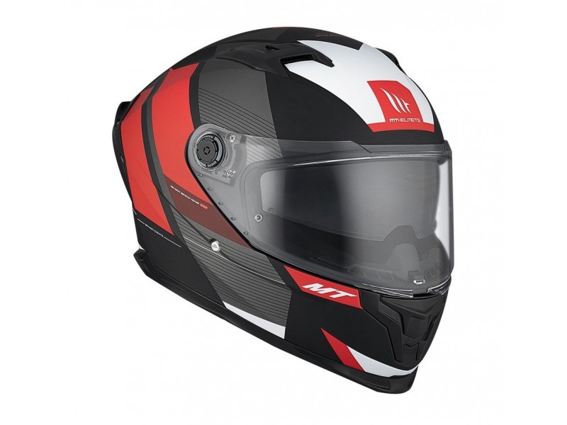 Casca integrala MT Braker SV Chento B5 rosu mat (ochelari soare integrati)