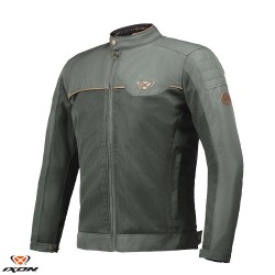 Geaca (jacheta) motociclete barbati Urban/Heritage Ixon vara model Cornet WP MS culoare: verde/maro Geaca (jacheta) motociclete barbati Urban/Heritage Ixon vara model Cornet WP MS culoare: verde/maro