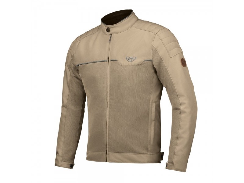 Geaca (jacheta) motociclete barbati Urban/Heritage Ixon vara model Cornet WP MS culoare: nisipiu/verde tactic