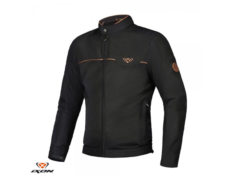 Geaca (jacheta) motociclete barbati Urban/Heritage Ixon vara model Cornet WP MS culoare: negru/maro Geaca (jacheta) motociclete barbati Urban/Heritage Ixon vara model Cornet WP MS culoare: negru/maro