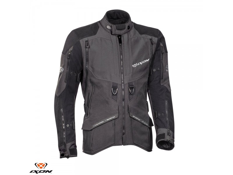 Geaca (jacheta) motociclete barbati Touring/Adventure Ixon All season model Ragnar MS culoare: negru/antracit Geaca (jacheta) motociclete barbati Touring/Adventure Ixon All season model Ragnar MS culoare: negru/antracit