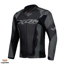 Geaca (jacheta) motociclete barbati piele Racing Ixon vara model Vortex 3 MS culoare: negru Geaca (jacheta) motociclete barbati piele Racing Ixon vara model Vortex 3 MS culoare: negru