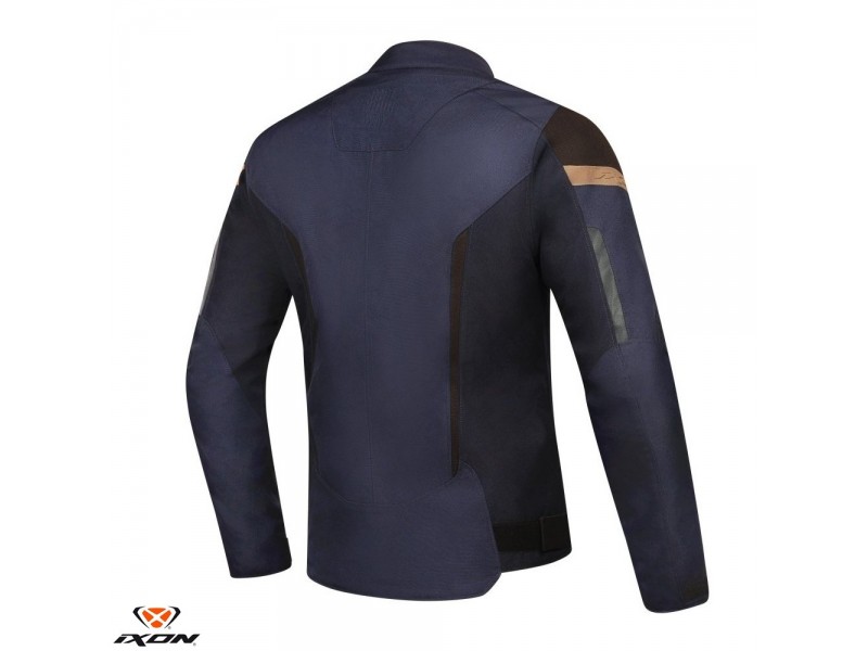 Geaca (jacheta) motociclete barbati Urban/Heritage Ixon mid-season model Striker Retro WP MS culoare: negru/navy/maro
