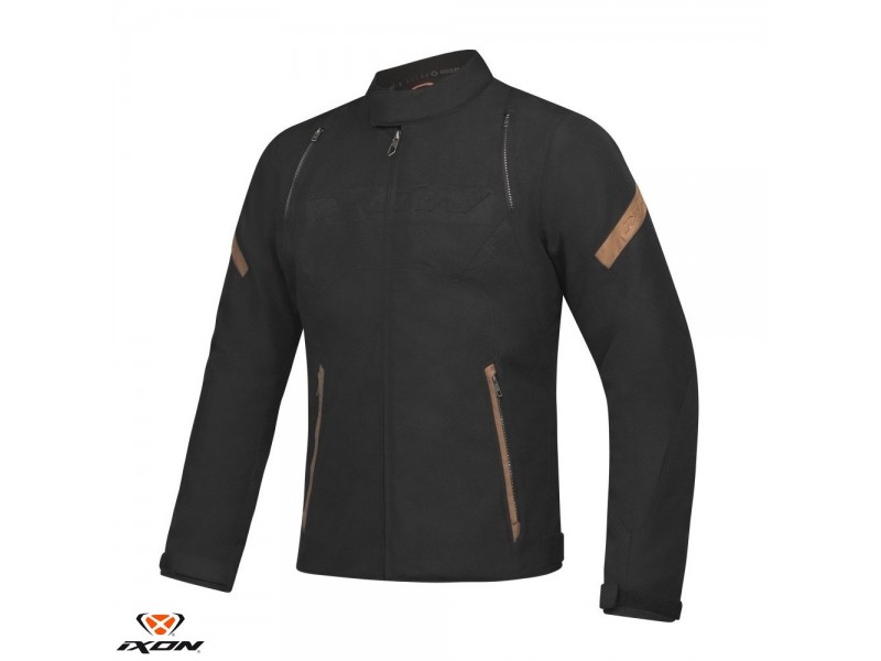 Geaca (jacheta) motociclete barbati Urban/Heritage Ixon mid-season model Striker Retro WP MS culoare: negru/maro Geaca (jacheta) motociclete barbati Urban/Heritage Ixon mid-season model Striker Retro WP MS culoare: negru/maro