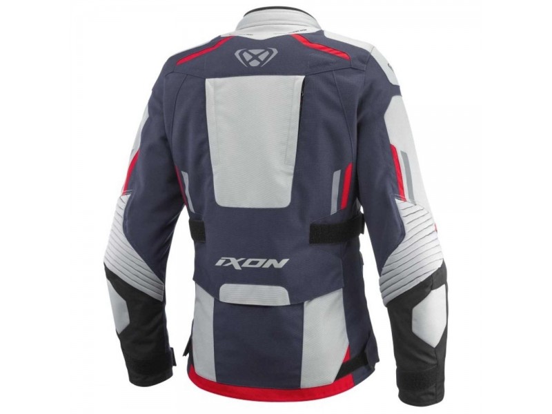 Geaca (jacheta) motociclete femei Touring/Adventure Ixon All season model Midgard MS culoare: gri/navy/negru