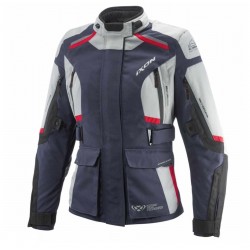 Geaca (jacheta) motociclete femei Touring/Adventure Ixon All season model Midgard MS culoare: gri/navy/negru
