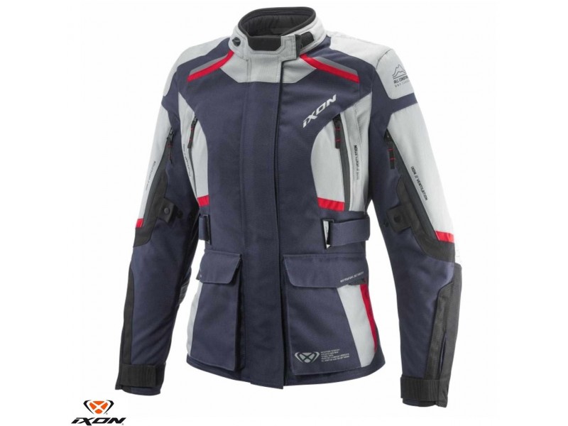 Geaca (jacheta) motociclete femei Touring/Adventure Ixon All season model Midgard MS culoare: gri/navy/negru Geaca (jacheta) motociclete femei Touring/Adventure Ixon All season model Midgard MS culoare: gri/navy/negru