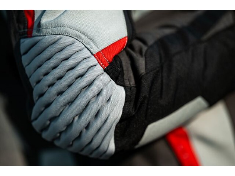 Geaca (jacheta) motociclete femei Touring/Adventure Ixon All season model Midgard MS culoare: gri/negru/rosu