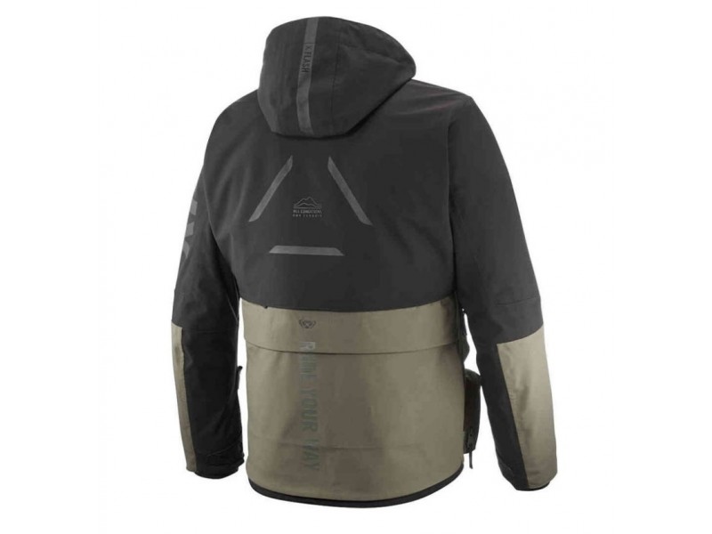 Geaca (jacheta) motociclete barbati Touring/Adventure Ixon All season model Etna MS culoare: khaki/negru - concept modular (geaca laminata; waterproof si pe exterior)
