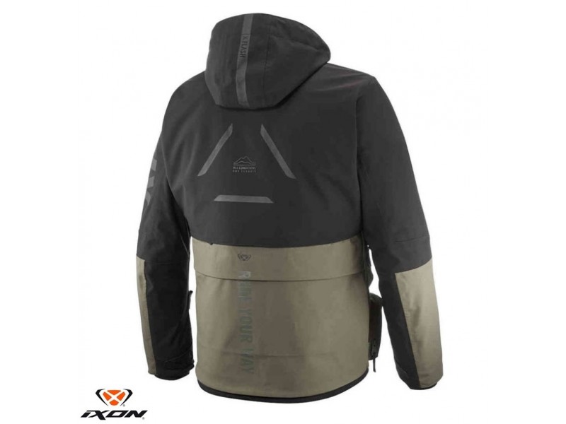 Geaca (jacheta) motociclete barbati Touring/Adventure Ixon All season model Etna MS culoare: khaki/negru - concept modular (geaca laminata; waterproof si pe exterior) Geaca (jacheta) motociclete barbati Touring/Adventure Ixon All season model Etna MS culoare: khaki/negru - concept modular (geaca laminata; waterproof si pe exterior)