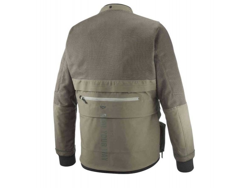 Geaca (jacheta) motociclete barbati Touring/Adventure Ixon All season model Etna MS culoare: khaki/negru - concept modular (geaca laminata; waterproof si pe exterior)