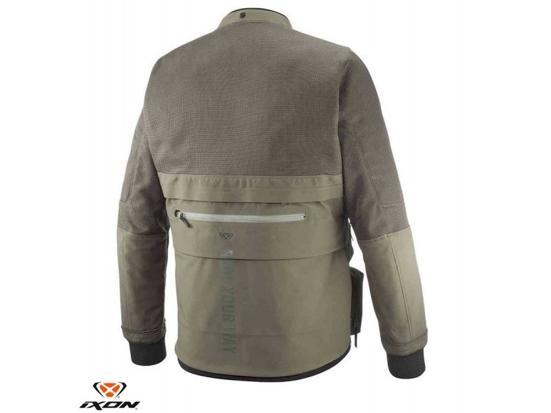 Geaca (jacheta) motociclete barbati Touring/Adventure Ixon All season model Etna MS culoare: khaki/negru - concept modular (geaca laminata; waterproof si pe exterior) Geaca (jacheta) motociclete barbati Touring/Adventure Ixon All season model Etna MS culoare: khaki/negru - concept modular (geaca laminata; waterproof si pe exterior)