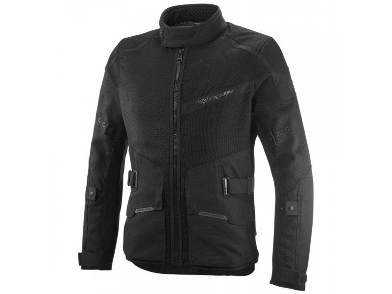 Geaca (jacheta) motociclete barbati Touring/Adventure Ixon vara model M-Njord MS culoare: negru