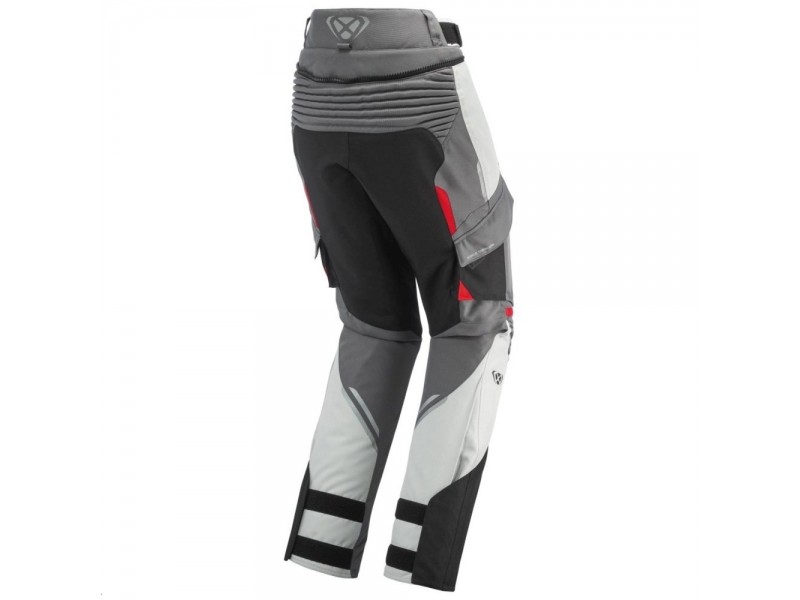 Pantaloni motociclete femei Touring/Adventure Ixon All season model Midgard LS culoare: gri/negru/rosu Pantaloni motociclete femei Touring/Adventure Ixon All season model Midgard LS culoare: gri/negru/rosu
