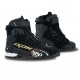 Ghete moto Roadster femei All Season Ixon model Bull 2 WP LS culoare: negru/alb/auriu (100% waterproof)