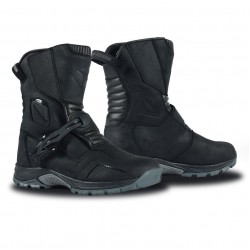 Ghete (cizme) moto Touring/Adventure barbati All Season Ixon model Klay WP MS culoare: negru (100% waterproof)