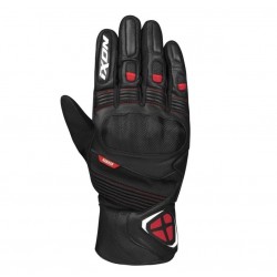 Manusi barbati Roadster iarna piele Ixon model Pro Hawker MS culoare: negru/rosu - degete tactile (100% waterproof + protectie termica)