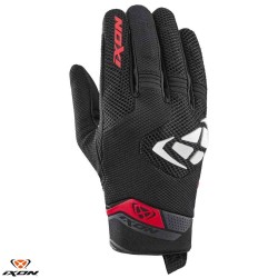 Manusi barbati Roadster vara textil/piele Ixon model MIG 2 Air Flow MS culoare: negru/alb/rosu - degete tactile Manusi barbati Roadster vara textil/piele Ixon model MIG 2 Air Flow MS culoare: negru/alb/rosu - degete tactile