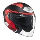 Casca open face motociclete MT Cosmo SV Cruiser B5 rosu mat (ochelari soare integrati)