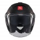 Casca open face motociclete MT Cosmo SV A1 negru mat (ochelari soare integrati)