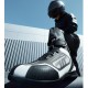 Ghete (cizme) moto Racing Unisex Seventy model SD-BR3 Veloce Pro culoare: negru/alb
