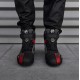 Ghete (cizme) moto Racing Unisex Seventy model SD-BR3 Veloce Pro culoare: negru/rosu